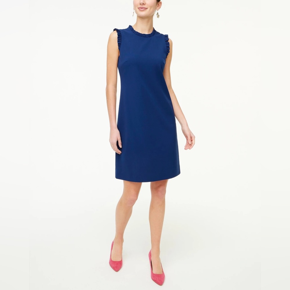 J.Crew Ruffleneck Suit Dress - NWT! 💙 👗